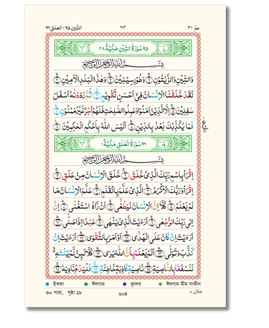 Hafizi Quran with Colour Coded Tajweed